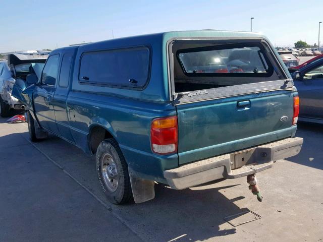 1FTYR14U5WPA92203 - 1998 FORD RANGER SUP GREEN photo 3