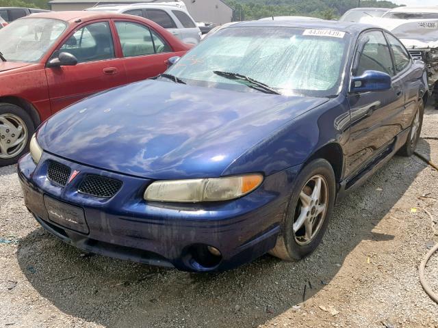 1G2WP12K41F222411 - 2001 PONTIAC GRAND PRIX BLUE photo 2