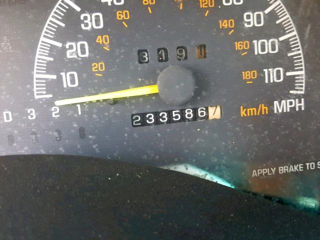 1G2WP12K41F222411 - 2001 PONTIAC GRAND PRIX BLUE photo 8