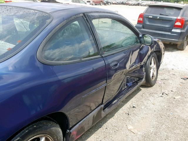 1G2WP12K41F222411 - 2001 PONTIAC GRAND PRIX BLUE photo 9