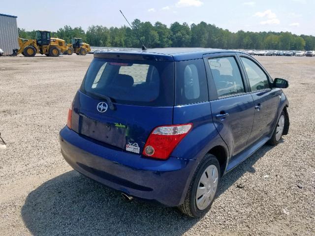 JTKKT624965008136 - 2006 TOYOTA SCION XA BLUE photo 4