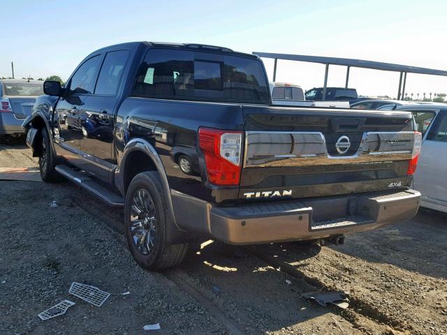 1N6AA1E53HN519907 - 2017 NISSAN TITAN SV BLACK photo 3