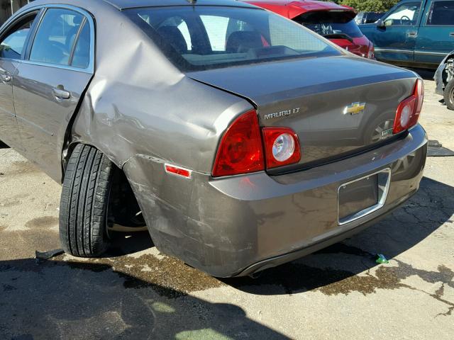 1G1ZD5E06AF325745 - 2010 CHEVROLET MALIBU 2LT BROWN photo 9