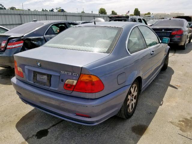 WBABM3346YJN61464 - 2000 BMW 323 CI BLUE photo 4