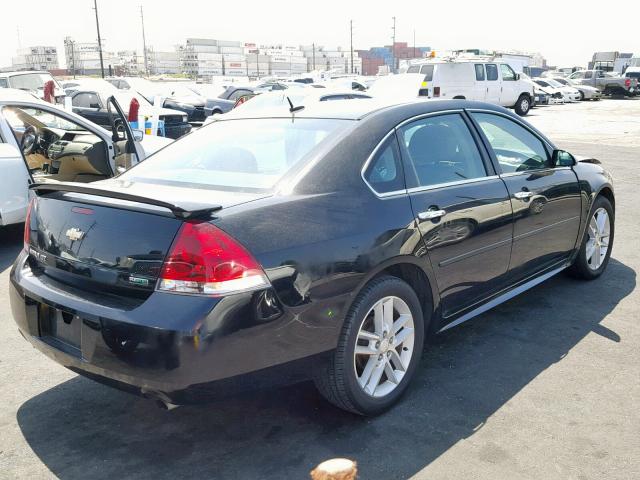 2G1WC5E35D1258728 - 2013 CHEVROLET IMPALA LTZ BLACK photo 4