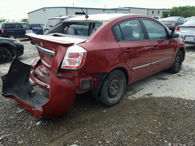 3N1AB6AP7BL712866 - 2011 NISSAN SENTRA 2.0 RED photo 4