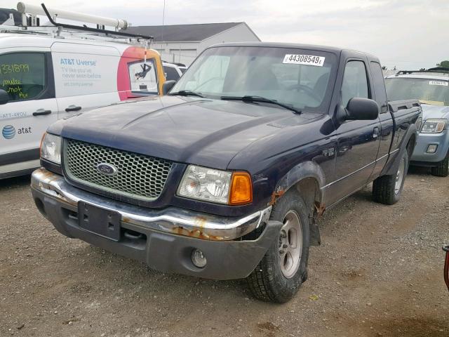 1FTZR45E42TA58347 - 2002 FORD RANGER SUP BLUE photo 2