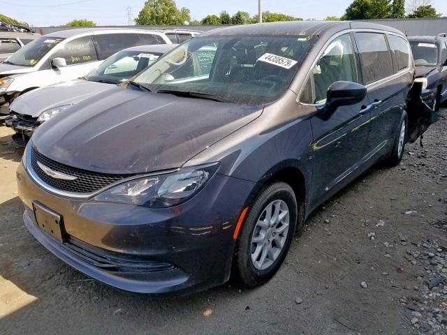 2C4RC1CG5JR107632 - 2018 CHRYSLER PACIFICA L GRAY photo 2