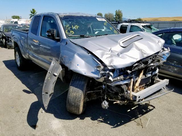 5TFTU4GN4FX084883 - 2015 TOYOTA TACOMA PRE SILVER photo 1