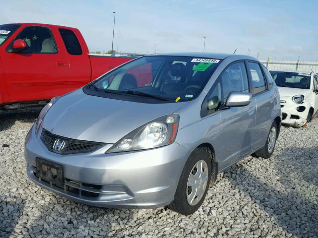 JHMGE8G30CC026808 - 2012 HONDA FIT SILVER photo 2