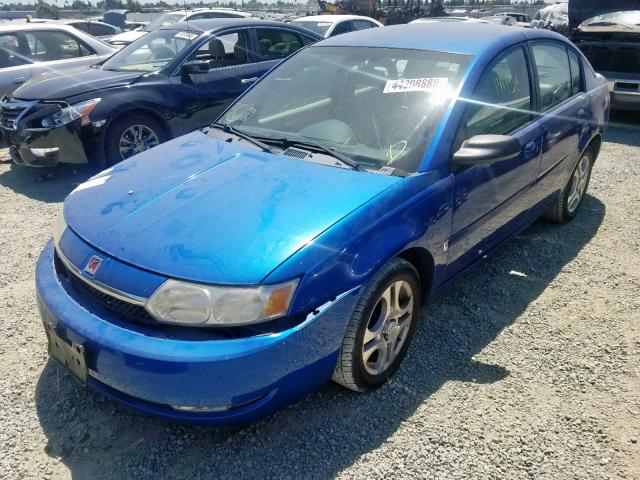 1G8AL52F54Z162292 - 2004 SATURN ION LEVEL BLUE photo 2