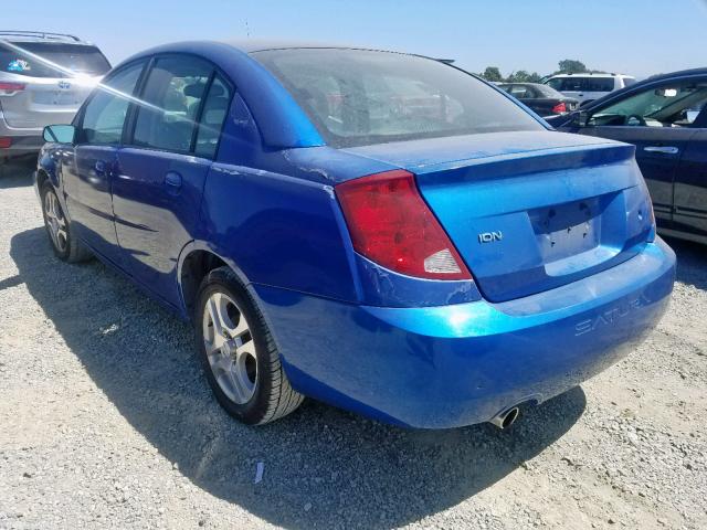 1G8AL52F54Z162292 - 2004 SATURN ION LEVEL BLUE photo 3
