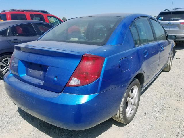 1G8AL52F54Z162292 - 2004 SATURN ION LEVEL BLUE photo 4