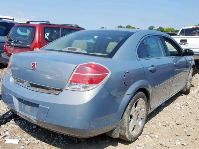 1G8ZS57B88F288519 - 2008 SATURN AURA XE SILVER photo 4