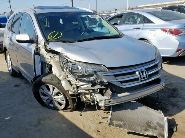 2HKRM4H7XCH618566 - 2012 HONDA CR-V EXL SILVER photo 1