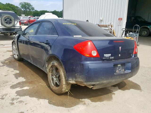 1G2ZG57B794154030 - 2009 PONTIAC G6 SE BLUE photo 3