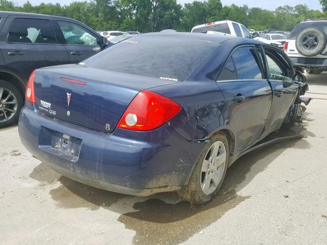 1G2ZG57B794154030 - 2009 PONTIAC G6 SE BLUE photo 4