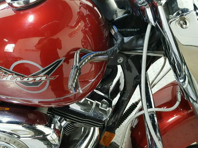 1HD1FB4157Y608267 - 2007 HARLEY-DAVIDSON FLHR BURGUNDY photo 14