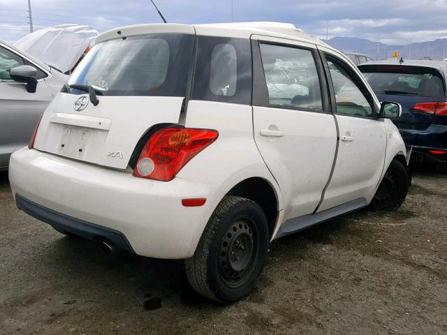 JTKKT624450096394 - 2005 TOYOTA SCION XA WHITE photo 4