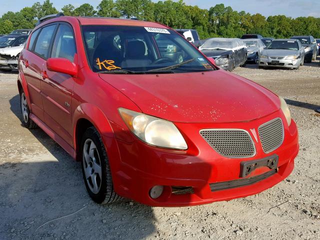 5Y2SL65896Z433631 - 2006 PONTIAC VIBE RED photo 1