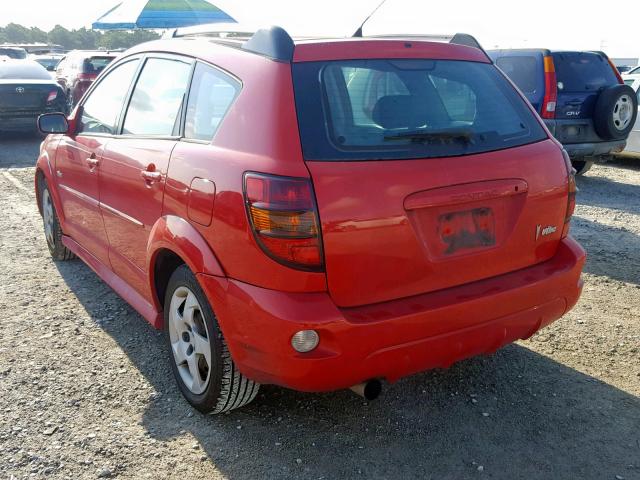 5Y2SL65896Z433631 - 2006 PONTIAC VIBE RED photo 3