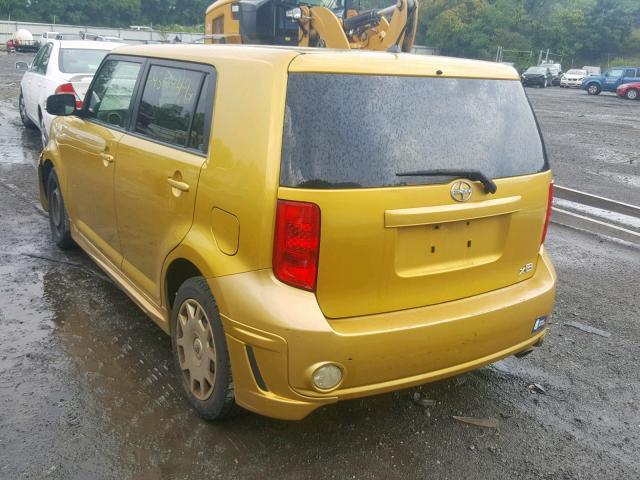 JTLKE50EX81053236 - 2008 TOYOTA SCION XB 金色 照片 3