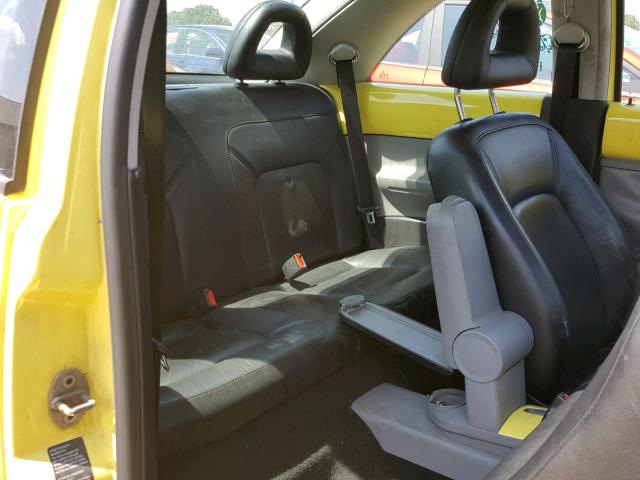 3VWDD21C8YM463293 - 2000 VOLKSWAGEN NEW BEETLE ყვითელი ფოტო 6