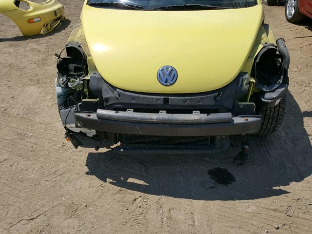 3VWDD21C8YM463293 - 2000 VOLKSWAGEN NEW BEETLE ყვითელი ფოტო 9