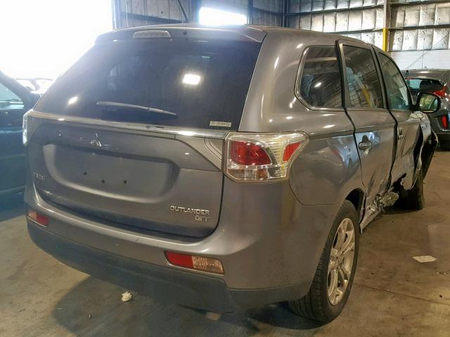 JA4JZ4AX1EZ016671 - 2014 MITSUBISHI OUTLANDER GRAY photo 4