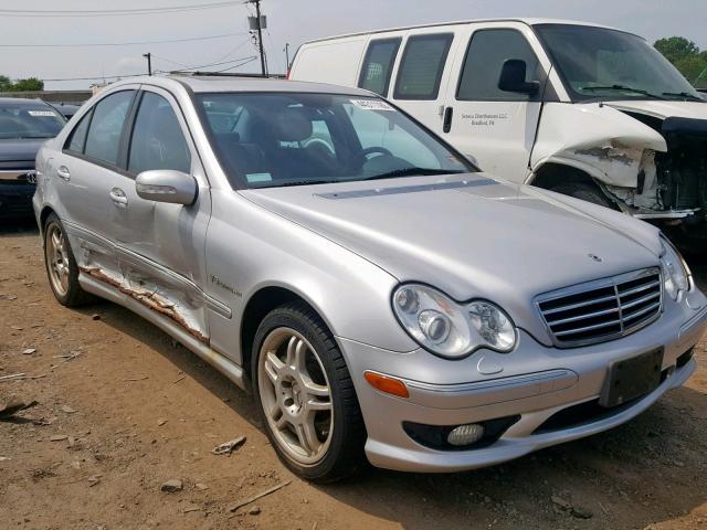 WDBRF65J43F372970 - 2003 MERCEDES-BENZ C 32 AMG K SILVER photo 1