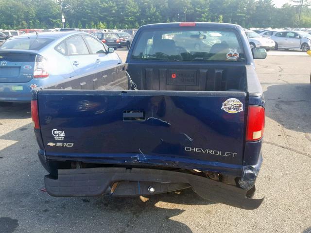 1GCCS19W218254722 - 2001 CHEVROLET S TRUCK S1 BLUE photo 9