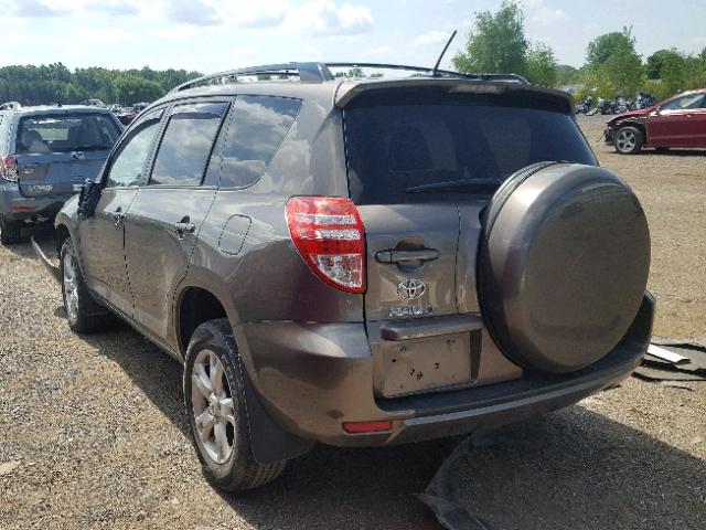 2T3BF4DV6CW194988 - 2012 TOYOTA RAV4 GRAY photo 3