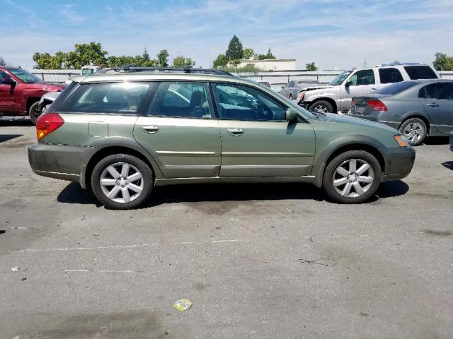 4S4BP62C267342964 - 2006 SUBARU LEGACY OUT GREEN photo 9