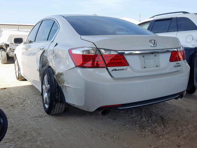 1HGCR3F87EA037065 - 2014 HONDA ACCORD EXL WHITE photo 3