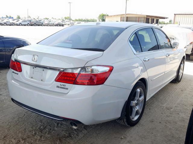 1HGCR3F87EA037065 - 2014 HONDA ACCORD EXL WHITE photo 4