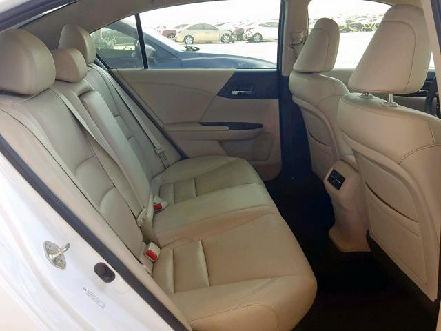 1HGCR3F87EA037065 - 2014 HONDA ACCORD EXL WHITE photo 6