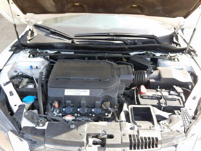 1HGCR3F87EA037065 - 2014 HONDA ACCORD EXL WHITE photo 7