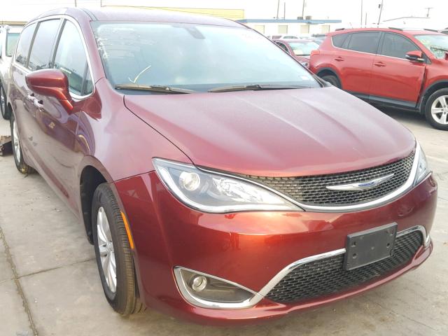 2C4RC1FG6JR280023 - 2018 CHRYSLER PACIFICA T MAROON photo 1