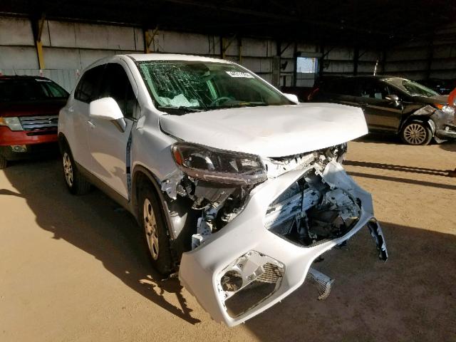 KL7CJKSB9JB602726 - 2018 CHEVROLET TRAX LS WHITE photo 1