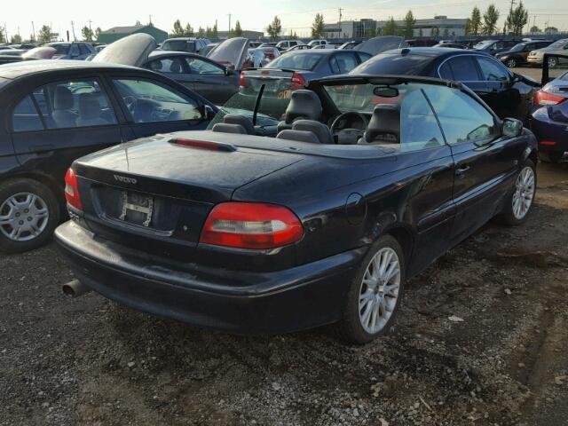 YV1NC53D82J028645 - 2002 VOLVO C70 BLACK photo 4