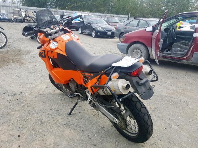 VBKVA44005M912629 - 2005 KTM 950 ADVENT ORANGE photo 3