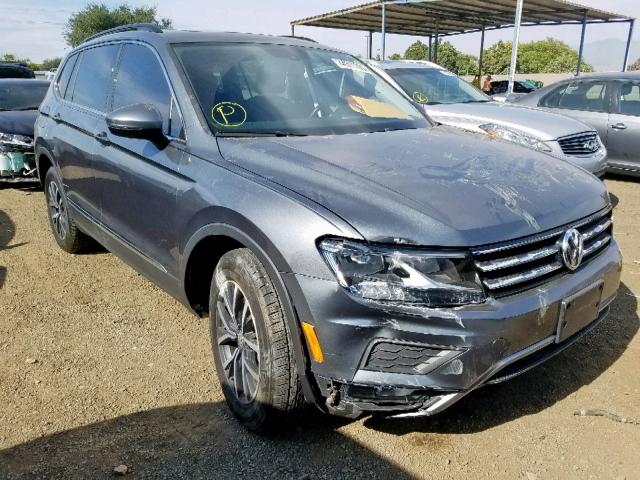 3VV3B7AX7JM005045 - 2018 VOLKSWAGEN TIGUAN SE GRAY photo 1