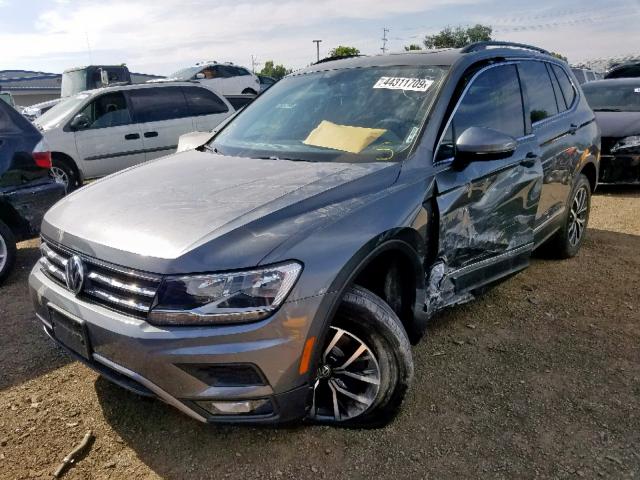 3VV3B7AX7JM005045 - 2018 VOLKSWAGEN TIGUAN SE GRAY photo 2