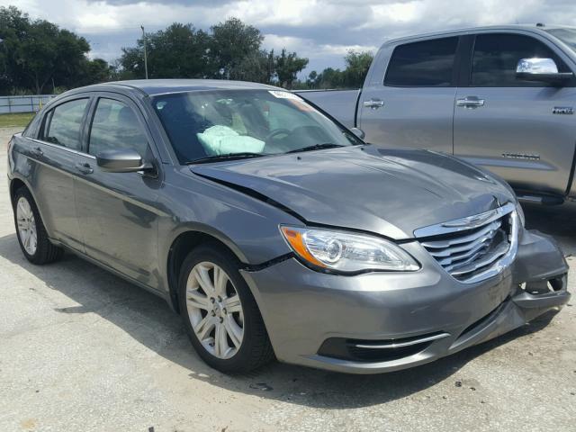 1C3CCBAB4DN704909 - 2013 CHRYSLER 200 LX SILVER photo 1