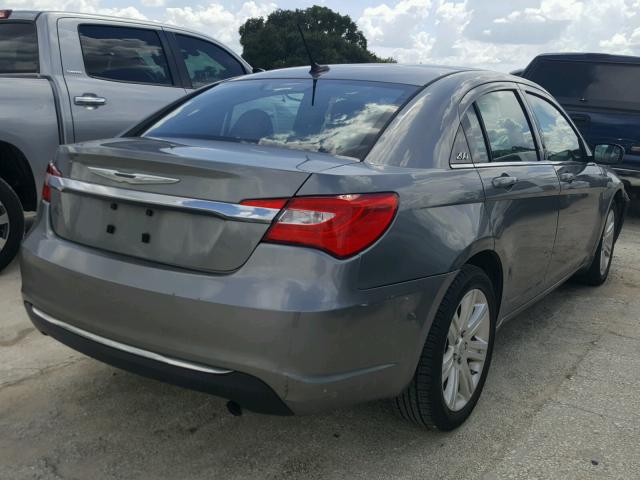 1C3CCBAB4DN704909 - 2013 CHRYSLER 200 LX SILVER photo 4