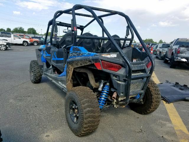 4XAVCE879HB678751 - 2017 POLARIS RZR 4 900 BLUE photo 3