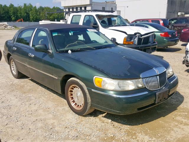 1LNFM81W9WY674248 - 1998 LINCOLN TOWN CAR E GREEN photo 1