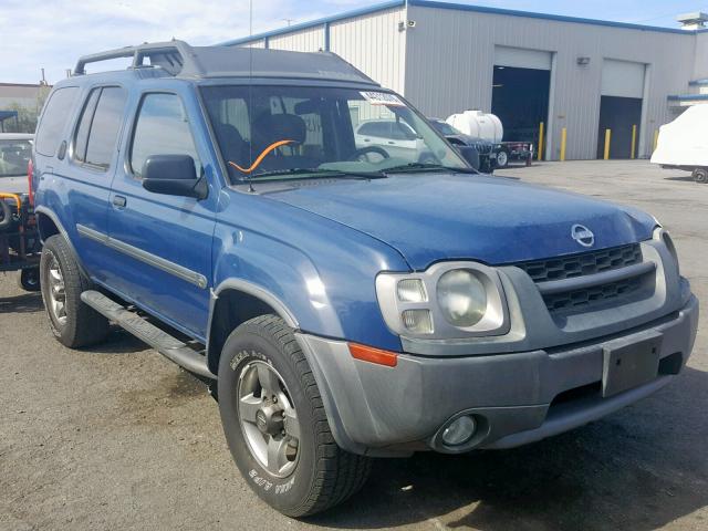 5N1ED28T02C602799 - 2002 NISSAN XTERRA XE BLUE photo 1