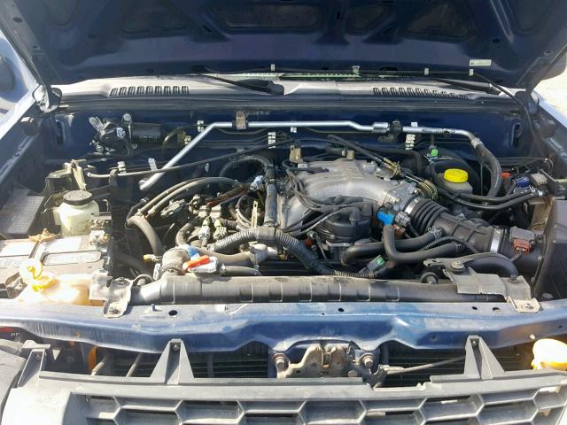 5N1ED28T02C602799 - 2002 NISSAN XTERRA XE BLUE photo 7