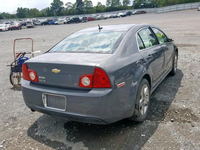 1G1ZH57B59F247845 - 2009 CHEVROLET MALIBU 1LT Сұр фото 4